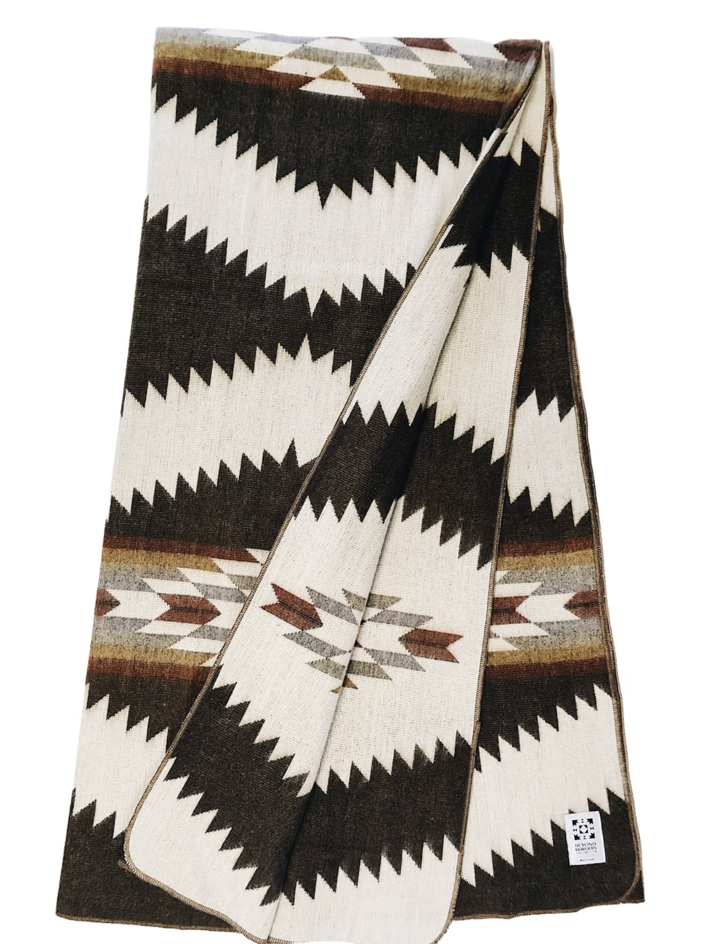 TSACHILA BLANKET - CHOCOLATE