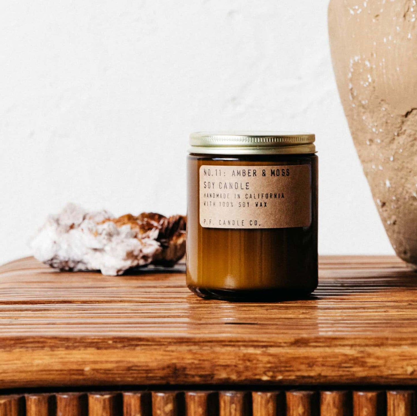 Amber & Moss Candle