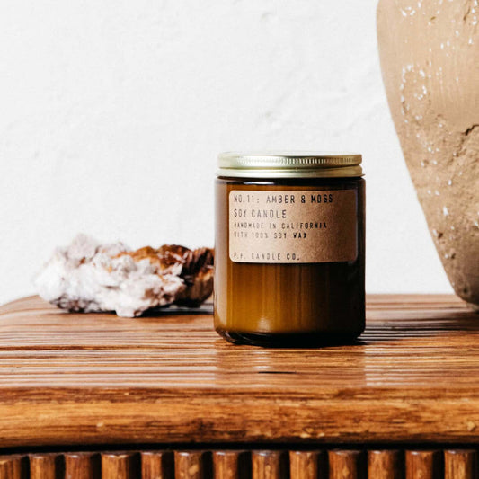 Amber & Moss Candle