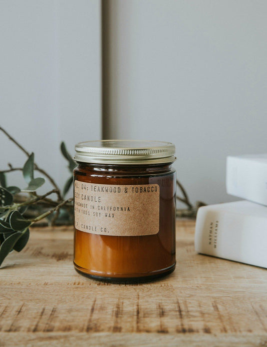 Teakwood & Tobacco Candle 12.5 oz