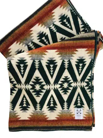 Quichua Blanket- Evergreen Autumn