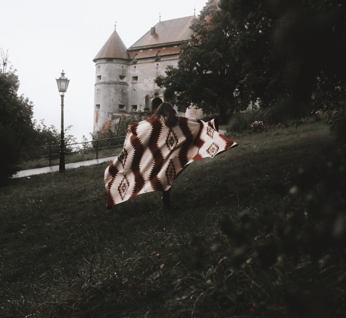 TSACHILA BLANKET - RUSTY