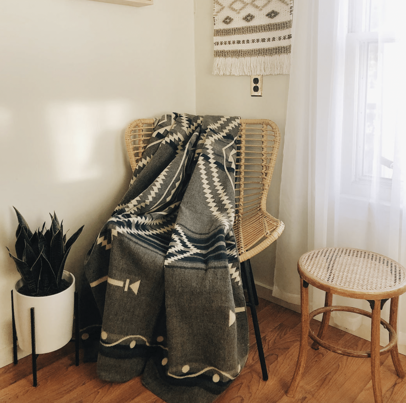 ACHUAR BLANKET - ASH GREY