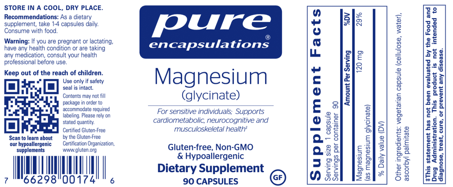 Magnesium Glycinate - 90 cap