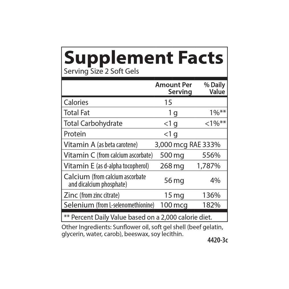 ACES + Zinc 60 Gelcaps