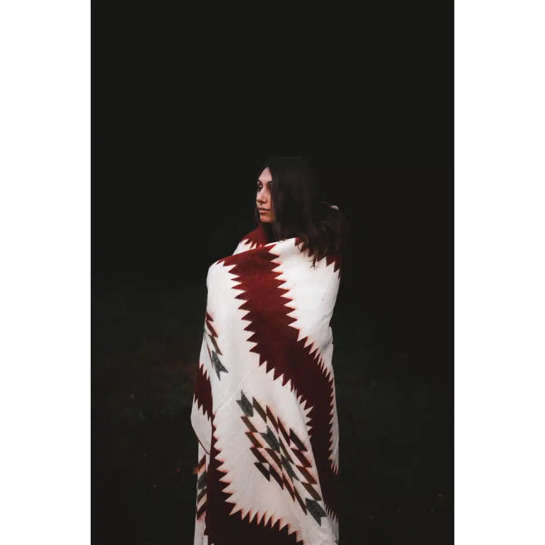 TSACHILA BLANKET - RUSTY