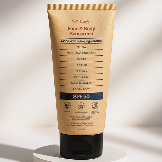 Sky and Sol Face and Body Sunscreen SPF 50