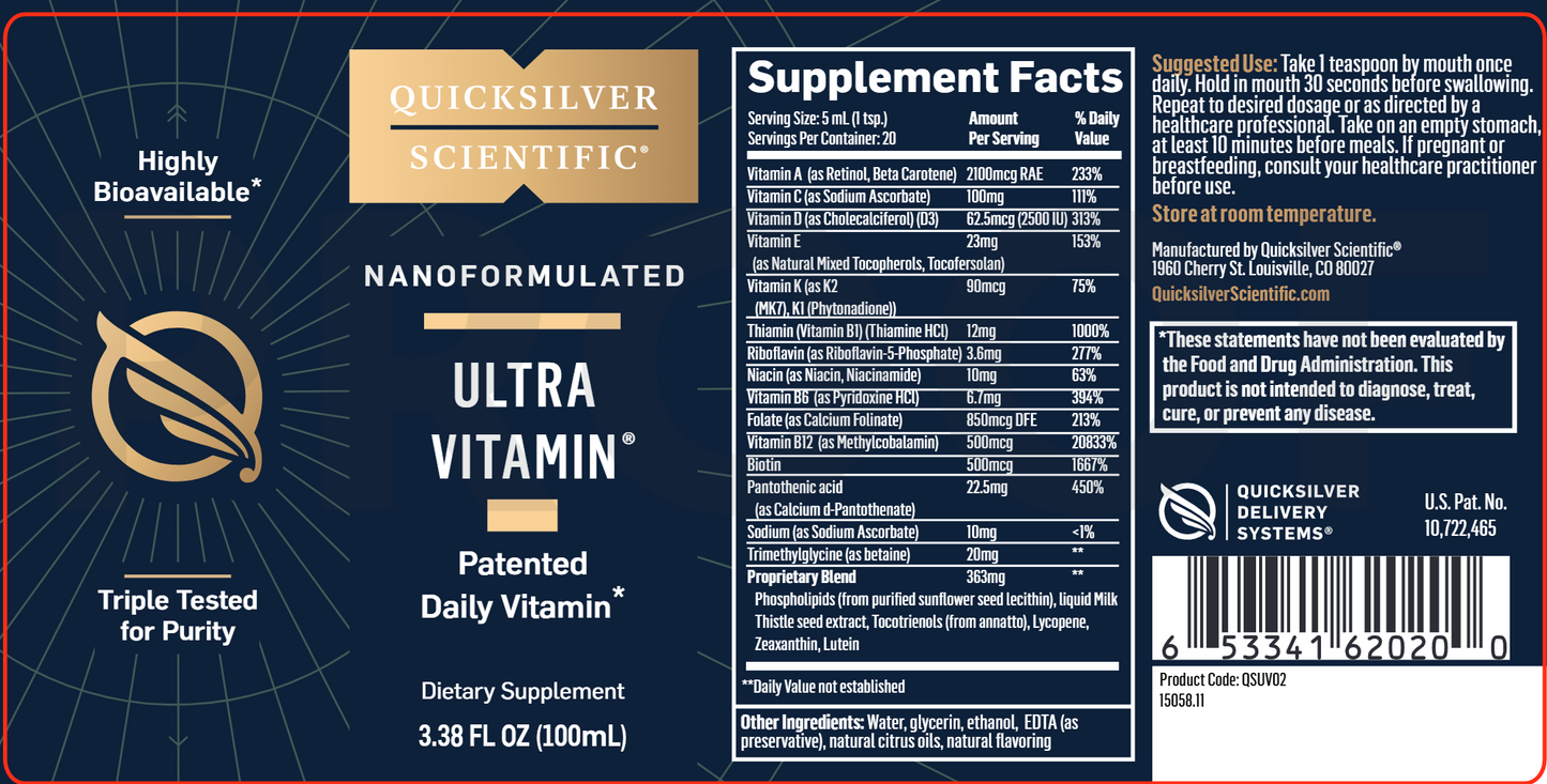 Ultra Vitamin Liposomal 3.38 fl oz