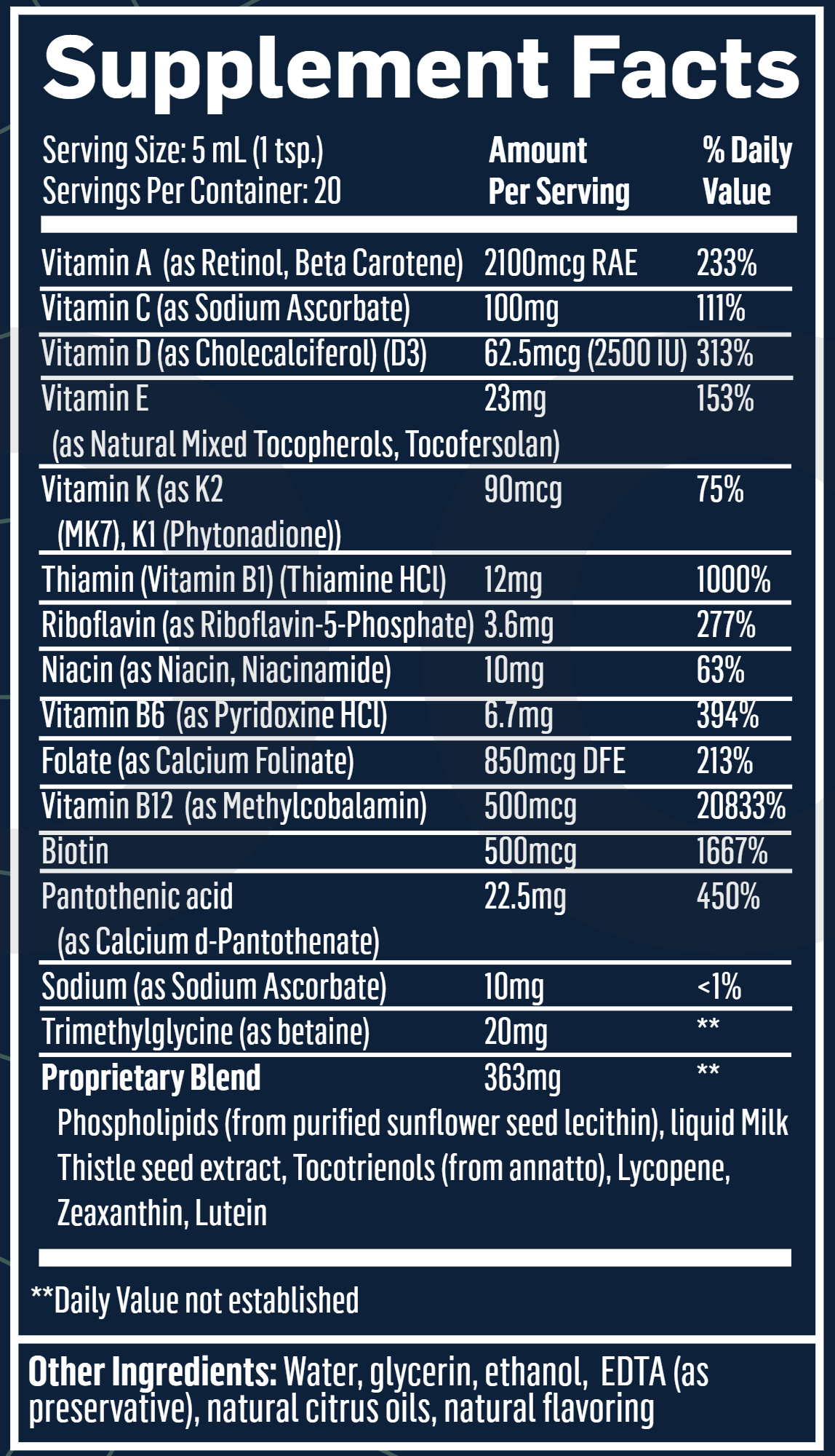 Ultra Vitamin Liposomal 3.38 fl oz
