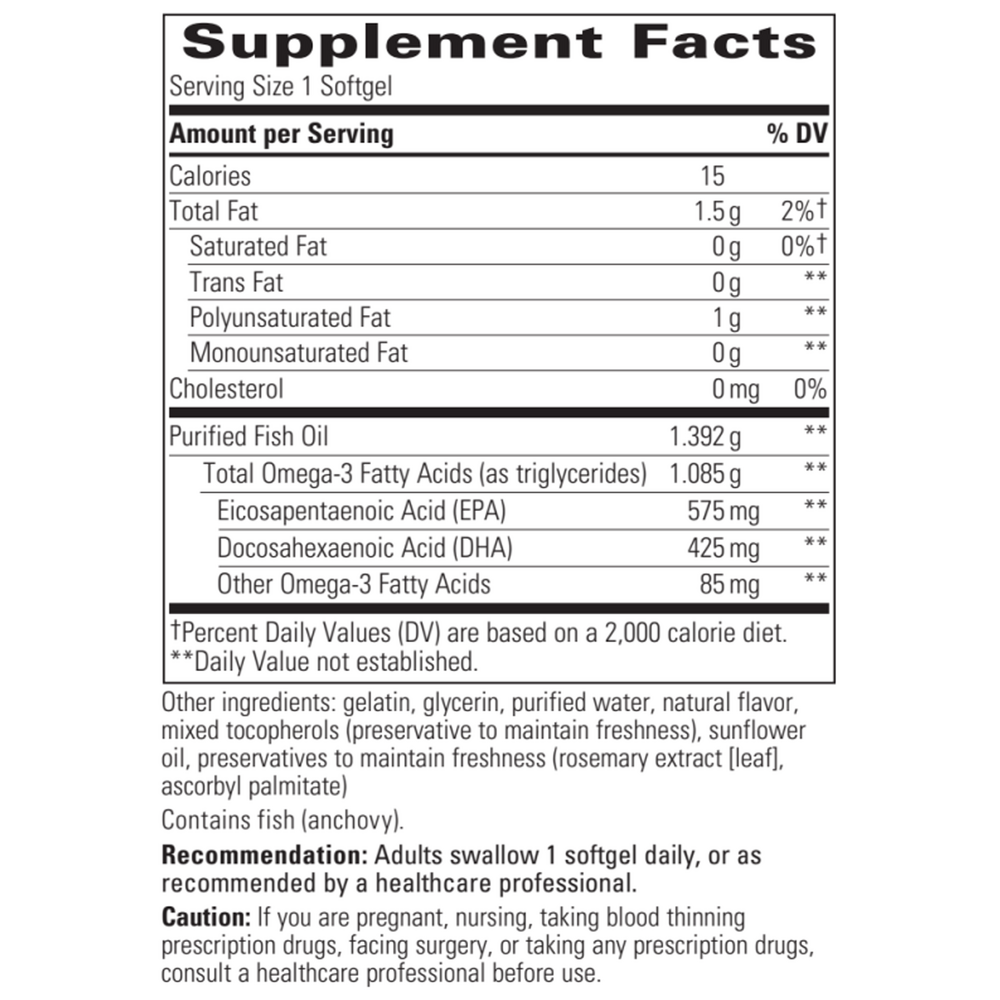 Pure Omega Ultra HP Softgels, 90ct