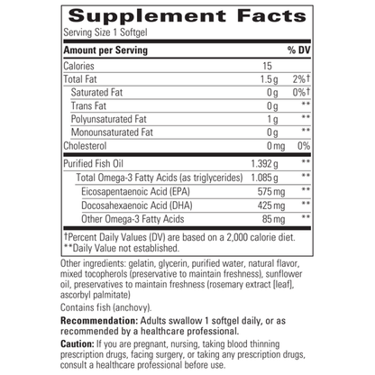 Pure Omega Ultra HP Softgels, 90ct