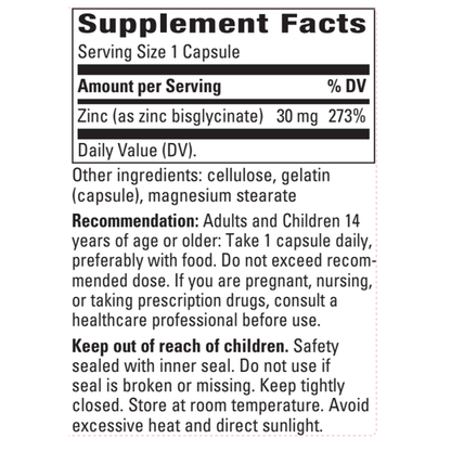 Zinc Chelate- 100cap