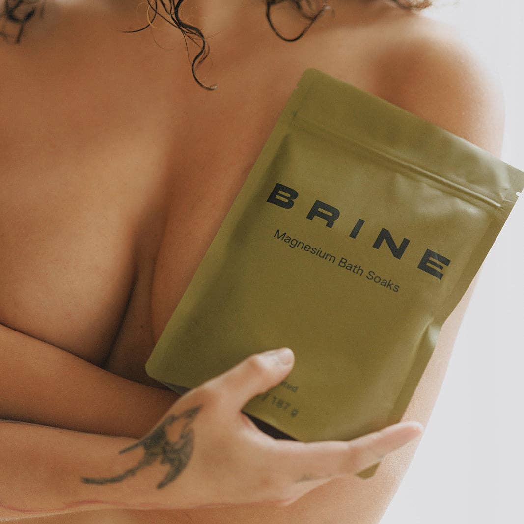 Brine Magnesium Bath Soak for Muscle Recovery | Unscented