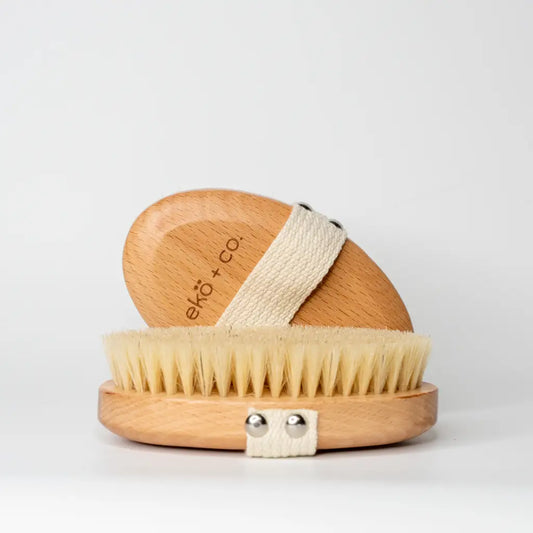 Vegan Exfoliating Dry Body Brush - Dry Brushing Skin