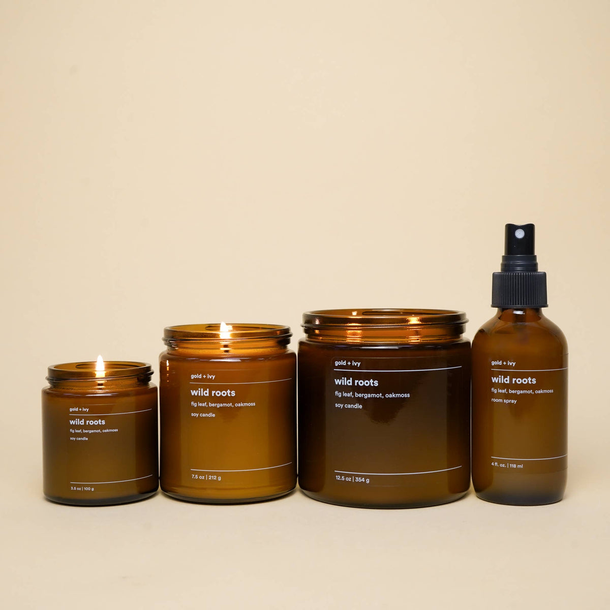 Wild roots room spray - fig leaf, bergamot, oakmoss