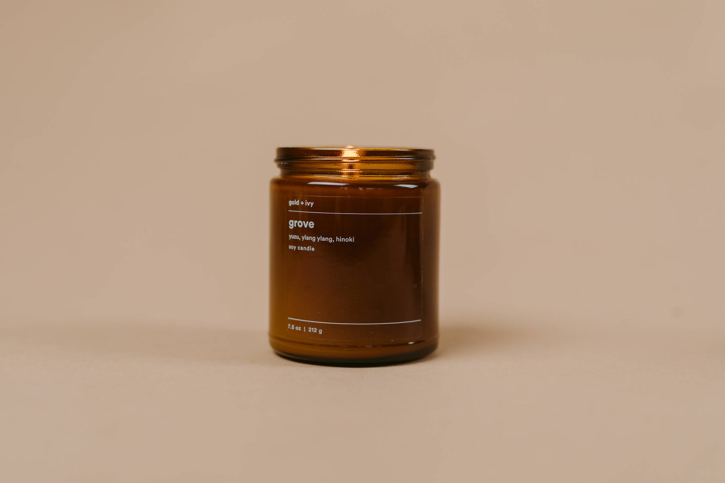 Grove soy candle - yuzu, ylang ylang, hinoki