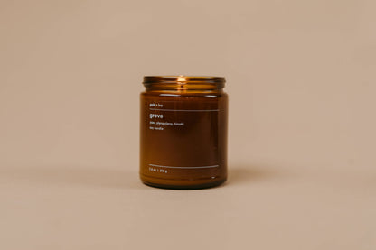 Grove soy candle - yuzu, ylang ylang, hinoki