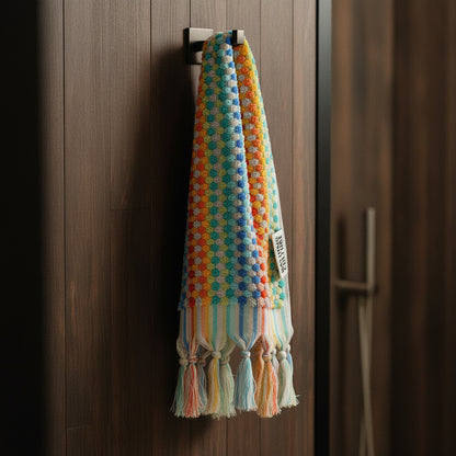 Organic Cosmic Rainbow Towels