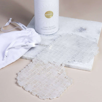 Hayou Clear Quartz Crystal Eye Mask