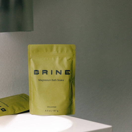 Brine Magnesium Bath Soak for Muscle Recovery | Unscented