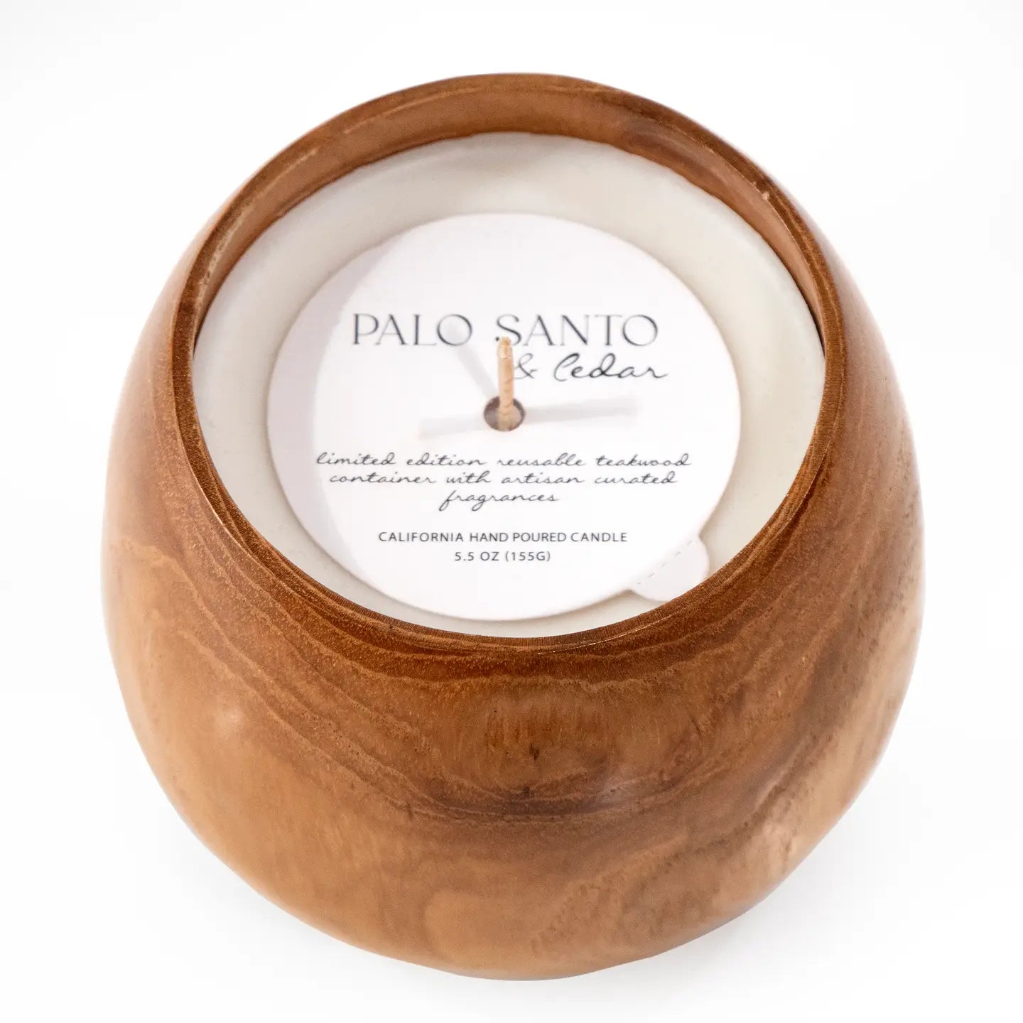 Palo Santo & Cedar wood candle