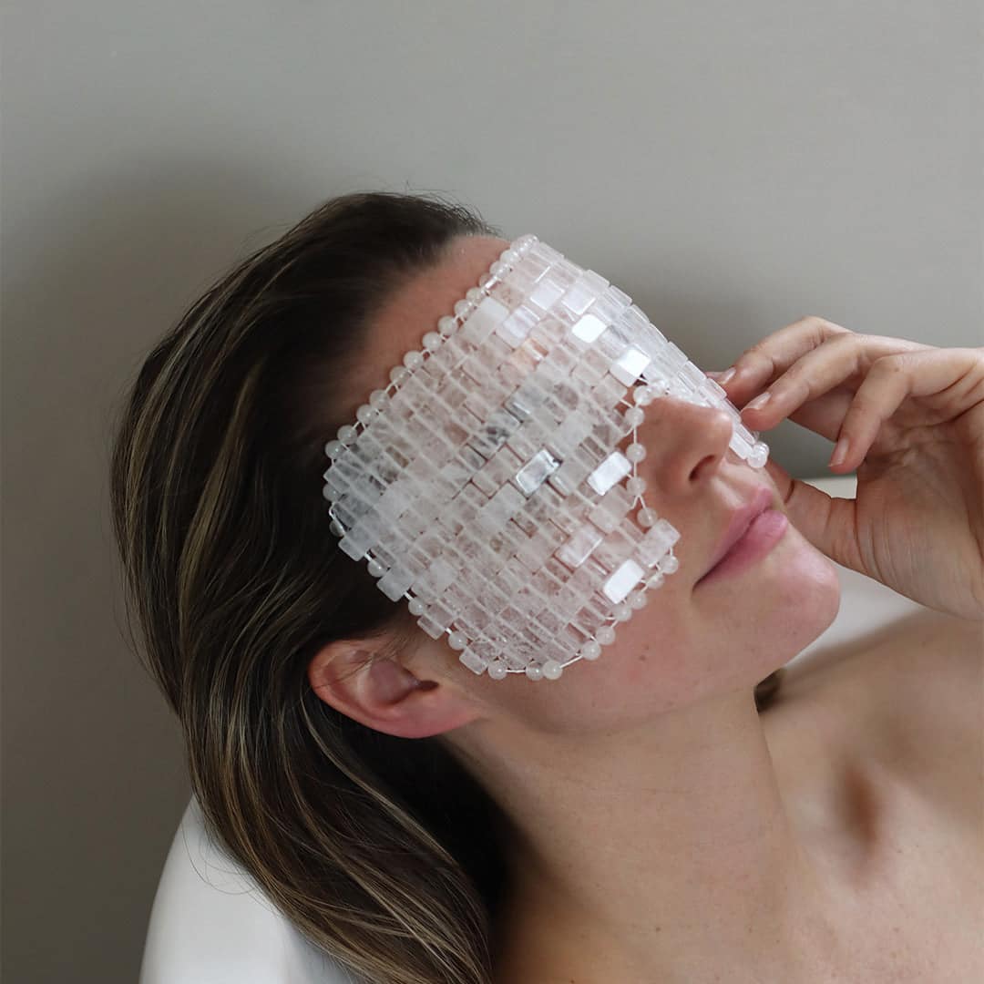 Hayou Clear Quartz Crystal Eye Mask
