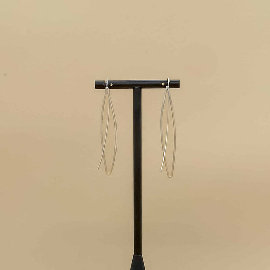 Silver Flutter Earrings