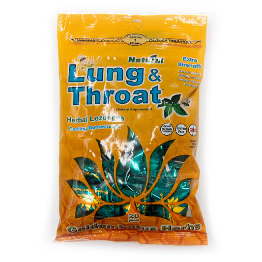 Lung and Throat Lozenges (Golden Lotus)- 20 drops