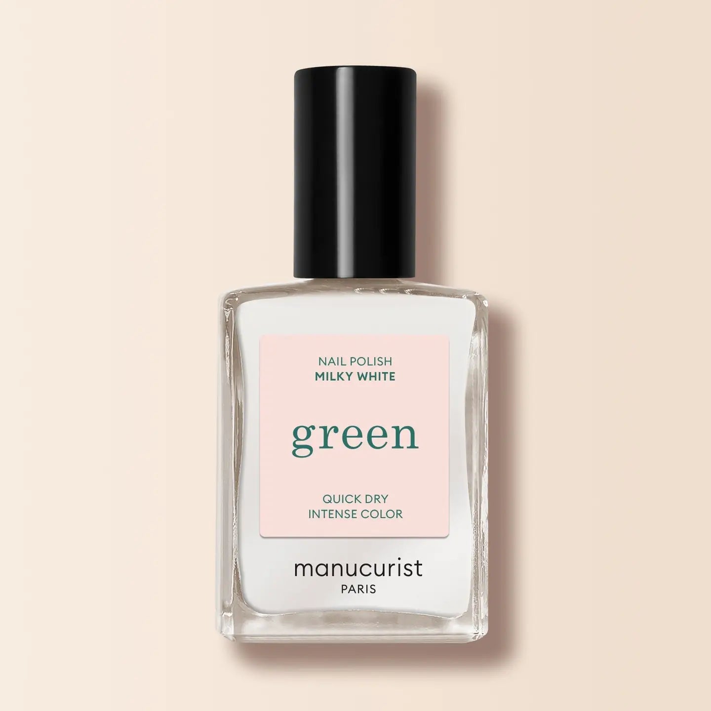 Milky white nail polish