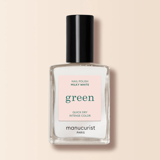Milky white nail polish