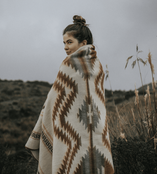 SHUAR BLANKET - DUSTY