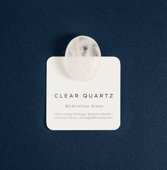 Clear Quartz- Meditation Stone