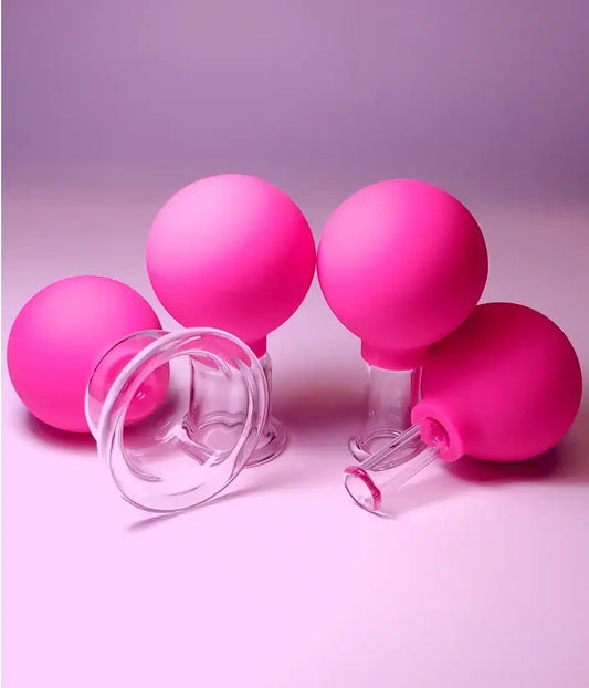 Facial Cupping Set - Pink