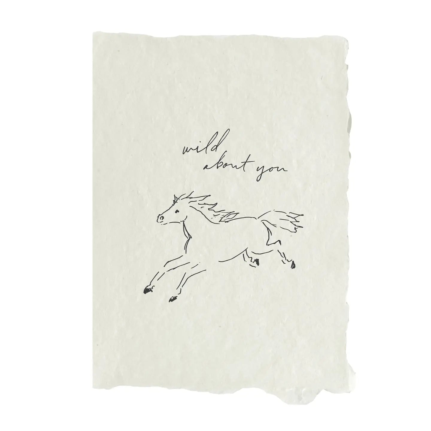 Horse Wild About You card