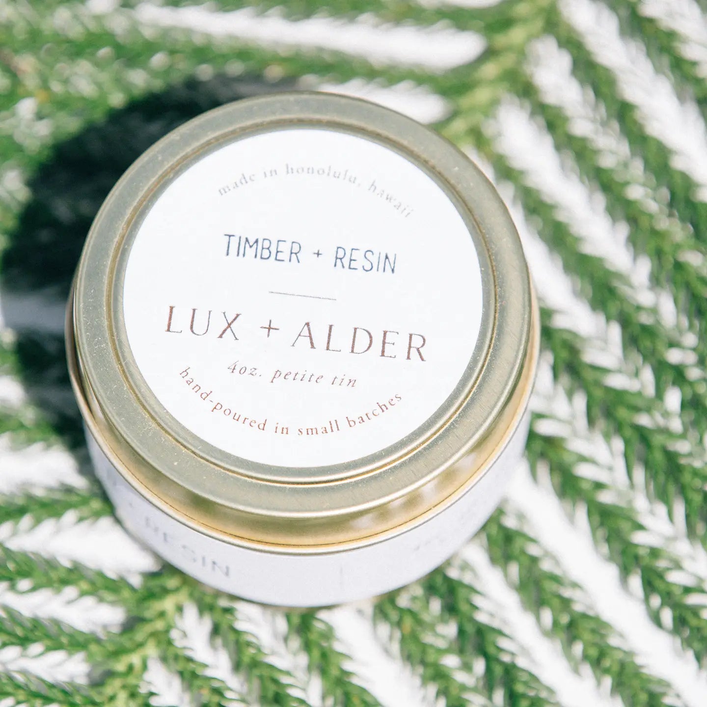 Timber + Resin Candle