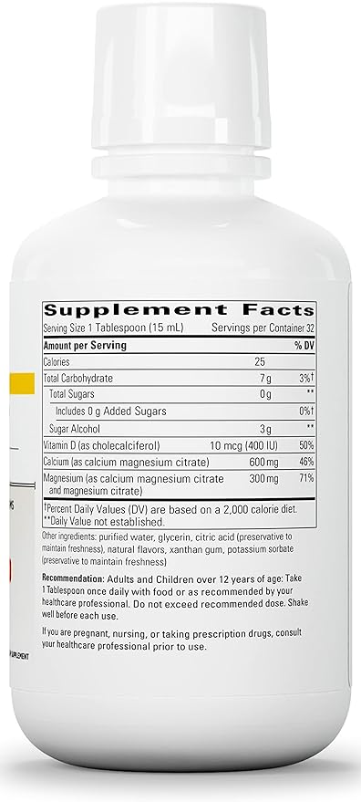 Liquid Calcium Magnesium (2:1) Orange-Vanilla