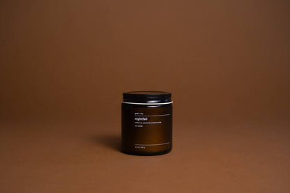 Nightfall soy candle - labdanum, patchouli, smoked vanilla