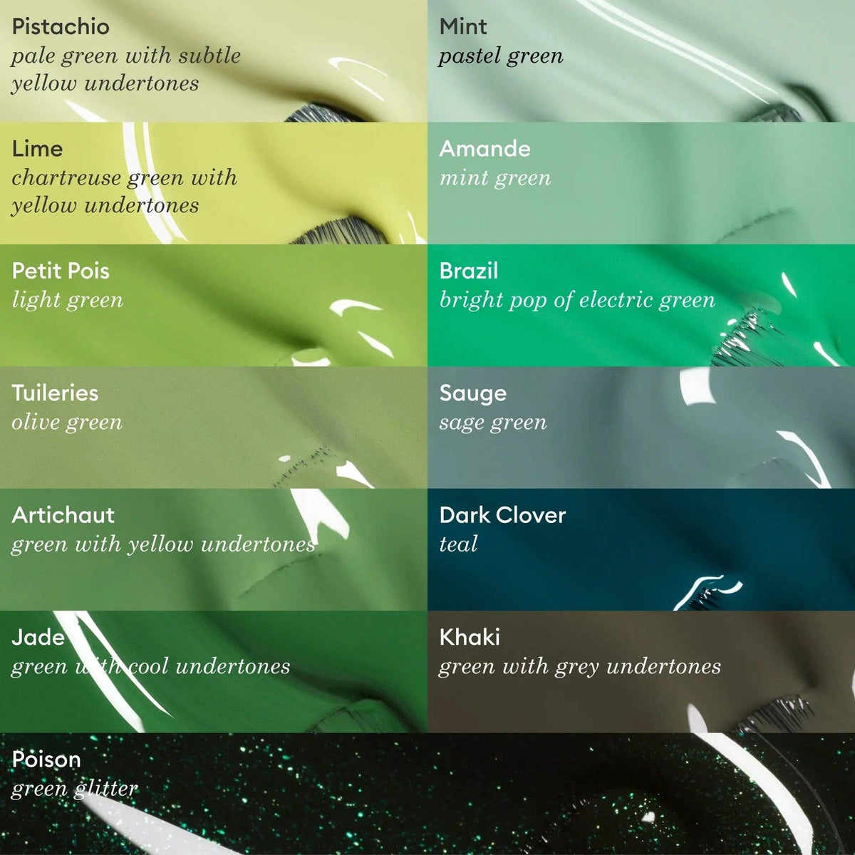 Brazil Green Nail Polish