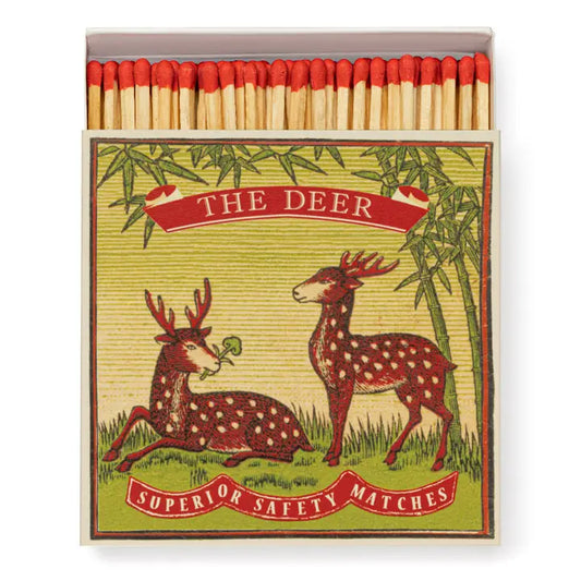 Two Deer Square Matchbox