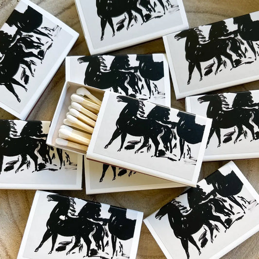 Abstract Wild Horse Match Set