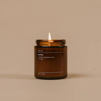 Sunny soy candle - osmanthus, orange blossom, musk