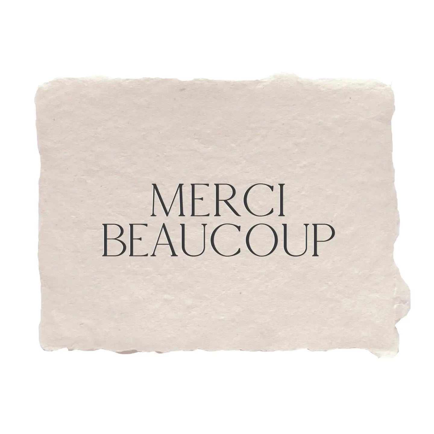 Merci Beaucoup Note Card