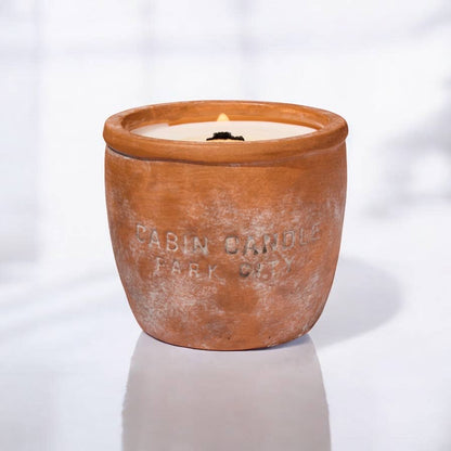Palo Santo Burn & Grow Candle -Terra Cotta Pot w/ Seed Label