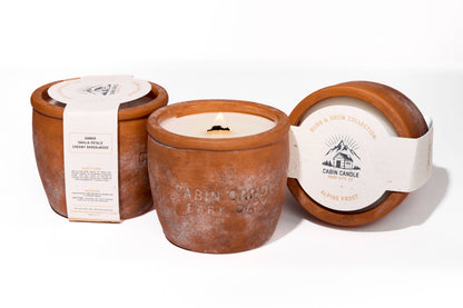 Palo Santo Burn & Grow Candle -Terra Cotta Pot w/ Seed Label