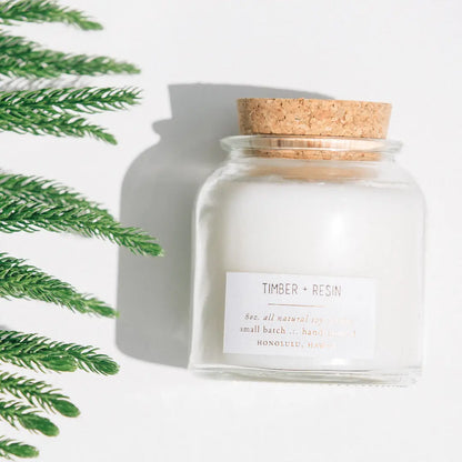 Timber + Resin Candle