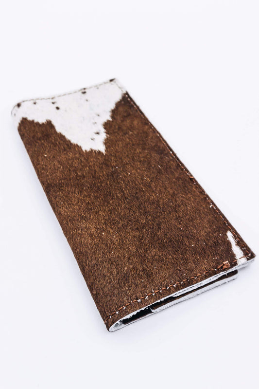 Hair on Hide Leather Wallet
