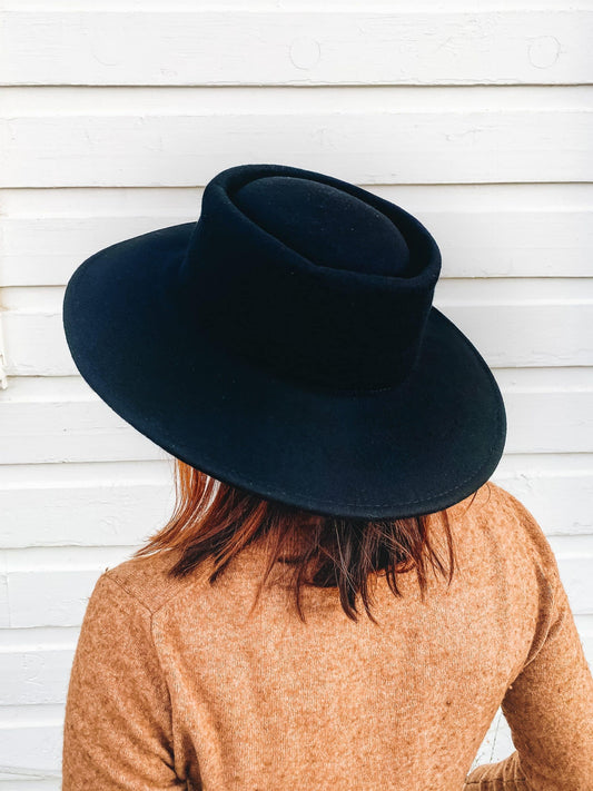 Milo Black Boater