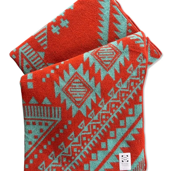 Quito Blanket - Rust Orange